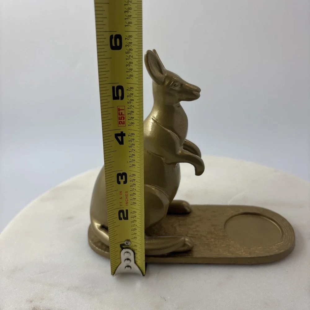 Brass IKEA Markniva Kangaroo Brass-colored Tea Light Candle Holder